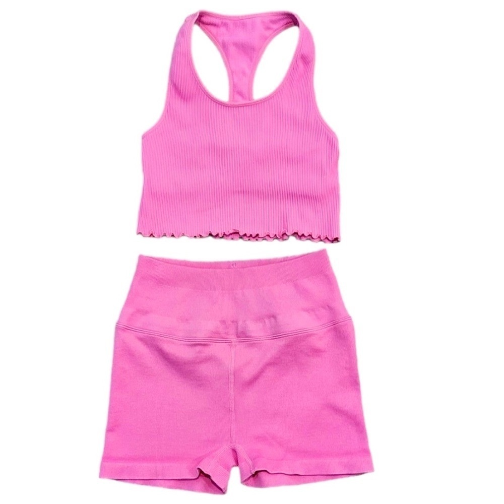 PINK By Victoria’s Secret Spiritual Gangster Tank Top & Shorts M/L Set